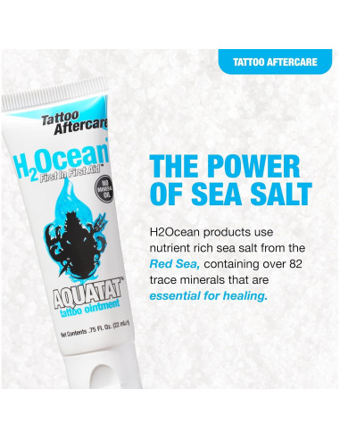H2Ocean Aquatat Crema Cuidado Tatuajes 21.26 g Sin Fragancia