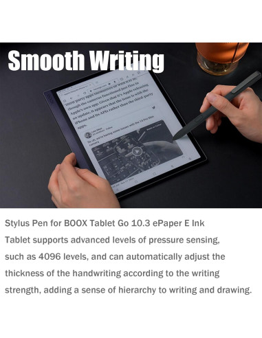Bolígrafo para BOOX Tablet Go 10.3 y Note Air 3 C - Precisión 4096 niveles