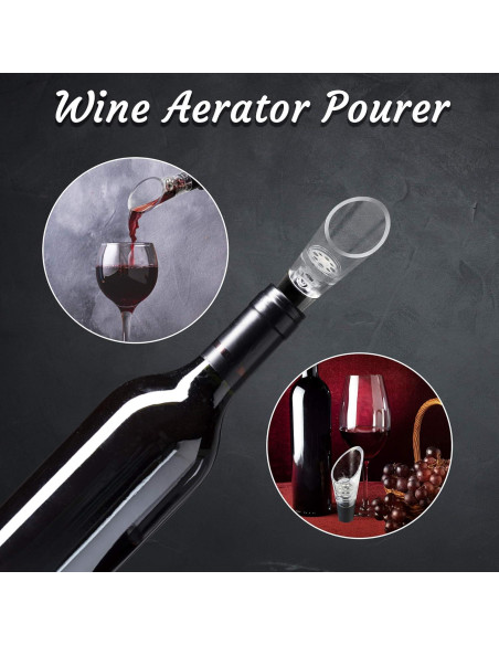Aereador de Vino Trovety 2 en 1 - Pico Vertedor y Oxigenador Aereador de Vino Trovety 2 en 1 - Pico Vertedor y Oxigenador