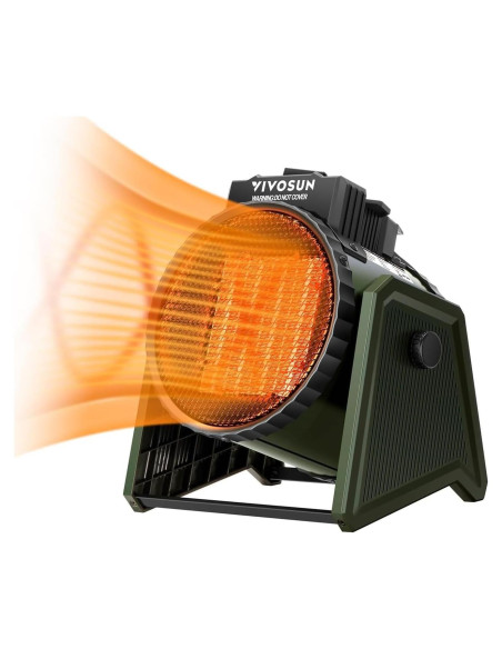 Calentador Eléctrico Portátil VIVOSUN 1500W para Invernadero Calentador Eléctrico Portátil VIVOSUN 1500W para Invernadero