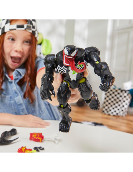 Figura de Acción Marvel Venom MixMashers 12 cm Personalizable Figura de Acción Marvel Venom MixMashers 12 cm Personalizable