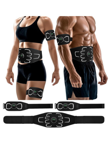Estimulador Muscular Electrónico GLLAPITK Abdominal Portátil