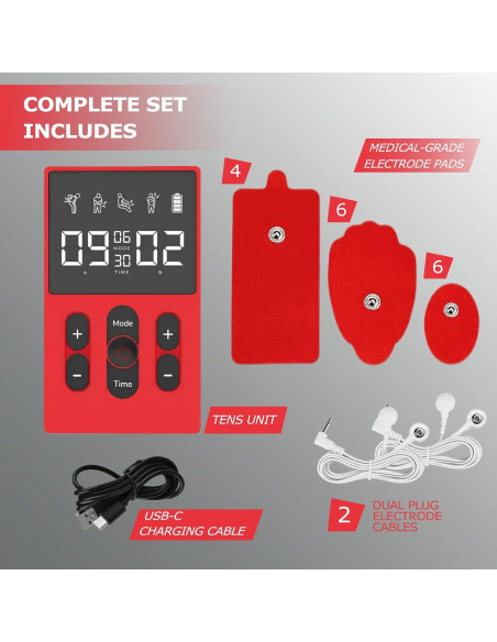 Estimulador Muscular TENS EMS YATPE 12 Modos 36 Niveles Estimulador Muscular TENS EMS YATPE 12 Modos 36 Niveles