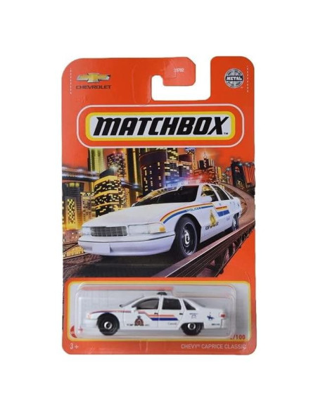 DieCast Matchbox Chevy Caprice Classic Blanco 1:64 DieCast Matchbox Chevy Caprice Classic Blanco 1:64