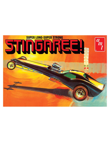 Kit de Modelo AMT Stingaree Dragster 1:25 23.5x10x16.5cm Kit de Modelo AMT Stingaree Dragster 1:25 23.5x10x16.5cm