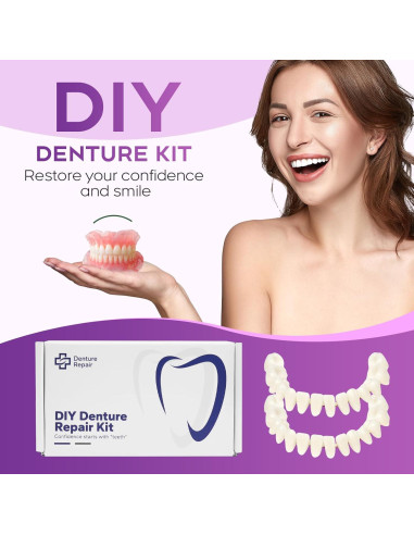 Kit de Dentaduras DIY AYROX - Dientes Falsos Personalizados
