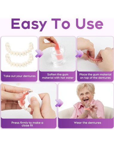 Kit de Dentaduras DIY AYROX - Dientes Falsos Personalizados