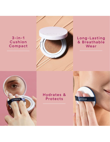 Paquete Dúo Missha M Perfect Cover BB Cream y Magic Cushion