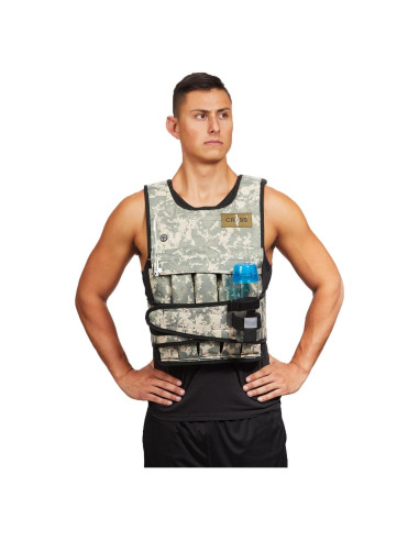 Chaleco de Pesas Ajustable CROSS101 Camuflado 9-63.5kg
