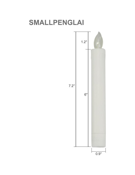 Velas LED de Candelabro Sin Llama Jingtech 18 cm con Control Remoto Velas LED de Candelabro Sin Llama Jingtech 18 cm con Control Remoto