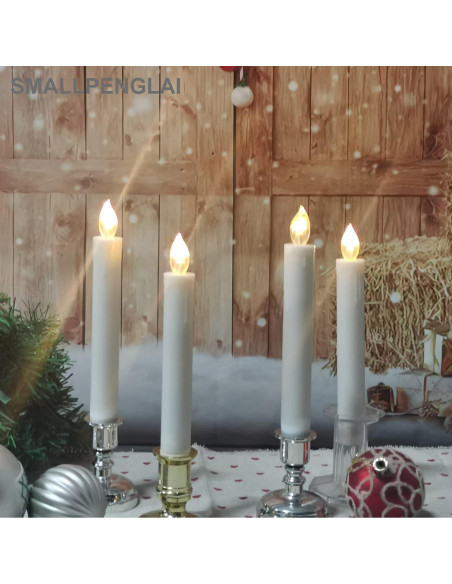 Velas LED de Candelabro Sin Llama Jingtech 18 cm con Control Remoto Velas LED de Candelabro Sin Llama Jingtech 18 cm con Control Remoto