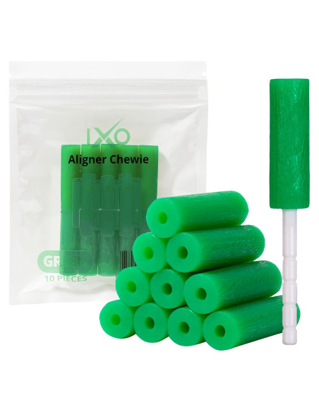 Chewies IXO para Alineadores Invisalign - 10 unidades Menta Chewies IXO para Alineadores Invisalign - 10 unidades Menta