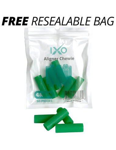 Chewies IXO para Alineadores Invisalign - 10 unidades Menta