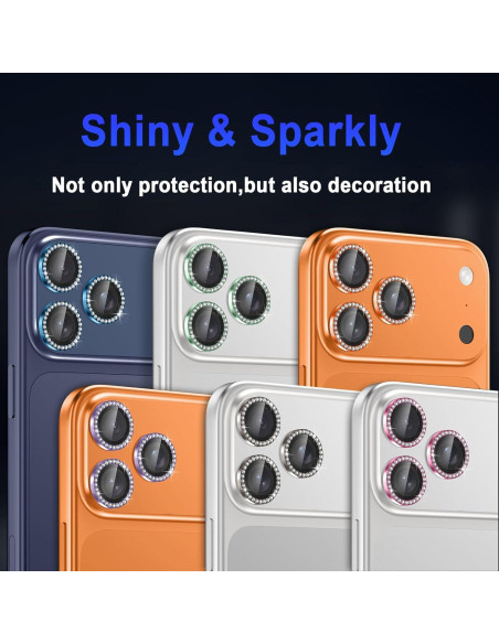 Protector de Lente de Cámara Casetego para iPhone 17 Pro Max/Pro 9H Protector de Lente de Cámara Casetego para iPhone 17 Pro Max/Pro 9H