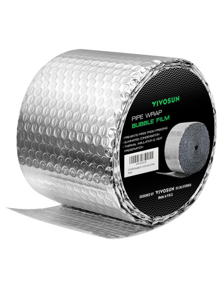Aislante Térmico Doble Burbuja VIVOSUN 15.24 cm x 7.62 m Aislante Térmico Doble Burbuja VIVOSUN 15.24 cm x 7.62 m