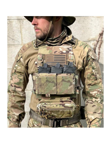 KRYDEX Micro Chest Rig Táctico Nylon 6 Revistas 5.56/7.62