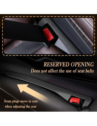 Relleno Espacio entre Asientos Stacool - Organizador Coche Negro