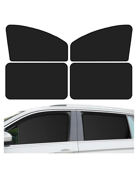 Sombrillas para Ventanas de Auto QUICTO, 4 Piezas, Protección UV Sombrillas para Ventanas de Auto QUICTO, 4 Piezas, Protección UV