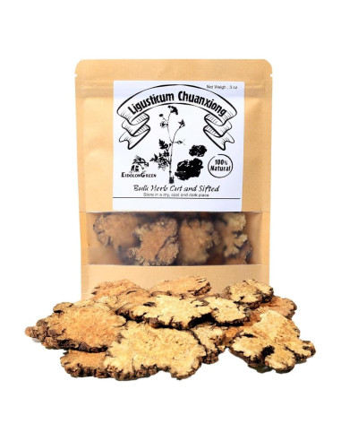 Rodajas de Ligusticum Chuanxiong Seco Orgánico 88g - Hierba Medicinal China