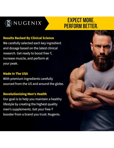 Nugenix Ultimate Aumentador de Testosterona 120 Tabletas