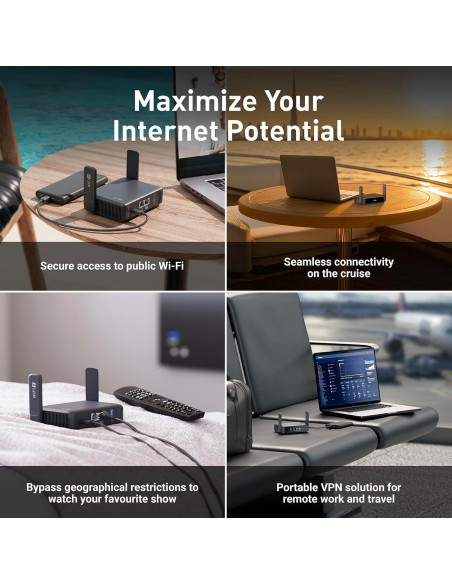 Enrutador Portátil Wi-Fi 7 GL.iNet GL-BE3600 Doble Banda Enrutador Portátil Wi-Fi 7 GL.iNet GL-BE3600 Doble Banda