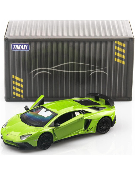 Lamborghini Aventador LP750-4 SV Verde 1/36 Diecast Juguete Lamborghini Aventador LP750-4 SV Verde 1/36 Diecast Juguete