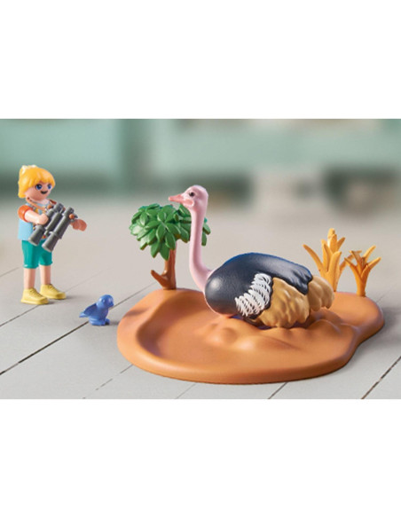 Playmobil Wiltopia Cuidadores de Avestruces Set Ecológico Playmobil Wiltopia Cuidadores de Avestruces Set Ecológico