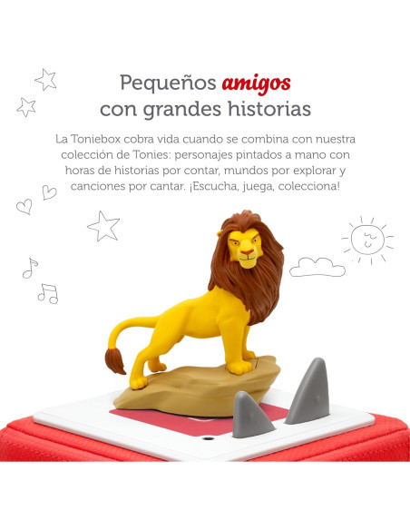 Figurita de audio Tonies Simba El Rey León 10.8x3.5 cm Figurita de audio Tonies Simba El Rey León 10.8x3.5 cm