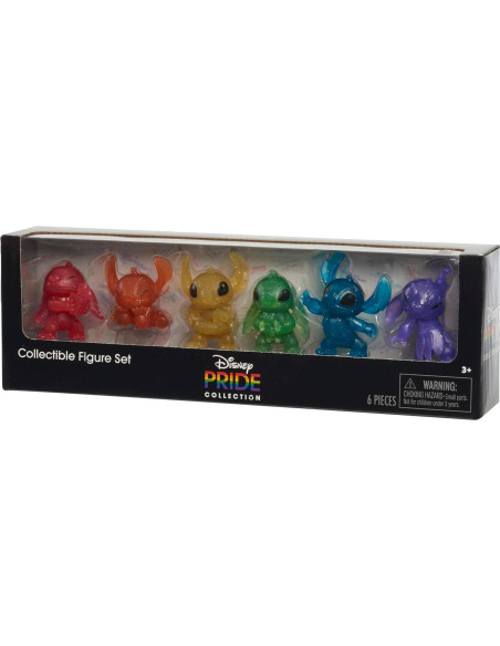 Conjunto de Figuras Coleccionables Disney Stitch Orgullo 6 Piezas Conjunto de Figuras Coleccionables Disney Stitch Orgullo 6 Piezas