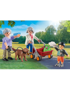 Set Abuelos con Niño PLAYMOBIL 70990 y accesorios 2
