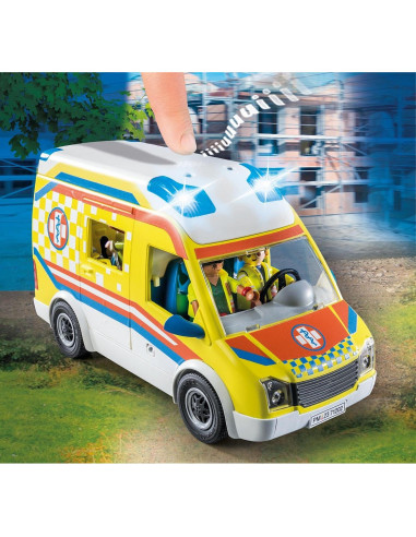 Ambulancia Playmobil con Luz y Sonido 71202