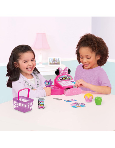 Caja Registradora Minnie Mouse Just Play con Sonidos y Dinero