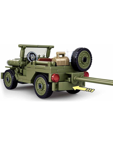 Set de Construcción Embarcación Desembarco Militar WW2 Hhohio 325 Piezas