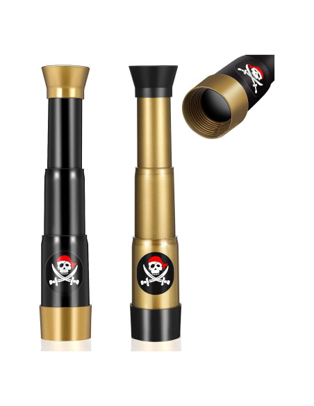 Telescopios Pirata Gejoy 2 Piezas Ajustables de Plástico Telescopios Pirata Gejoy 2 Piezas Ajustables de Plástico