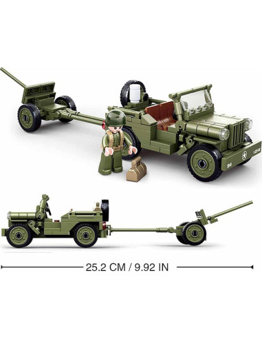 Set de Construcción Embarcación Desembarco Militar WW2 Hhohio 325 Piezas