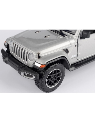Camioneta Diecast Motormax Gladiador Overland 1:27 Plateada