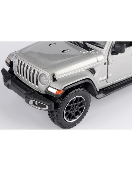 Camioneta Diecast Motormax Gladiador Overland 1:27 Plateada Camioneta Diecast Motormax Gladiador Overland 1:27 Plateada