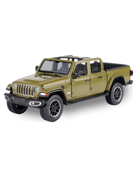 Coche Diecast Motormax Gladiador Overland 1:24 Verde Mate Coche Diecast Motormax Gladiador Overland 1:24 Verde Mate