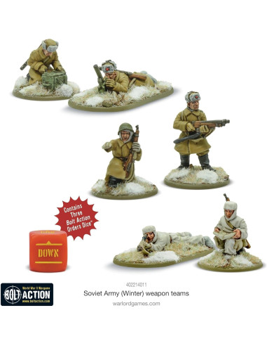 Ejército Soviético Warlord Games Bolt Action 1:56 Figuras