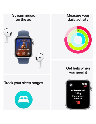 Apple Watch SE 2 Gen GPS 40mm Aluminio Medianoche