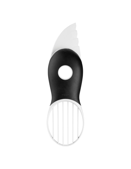 Cortador de Aguacate OXO Good Grips 3-en-1 Blanco/Negro Cortador de Aguacate OXO Good Grips 3-en-1 Blanco/Negro
