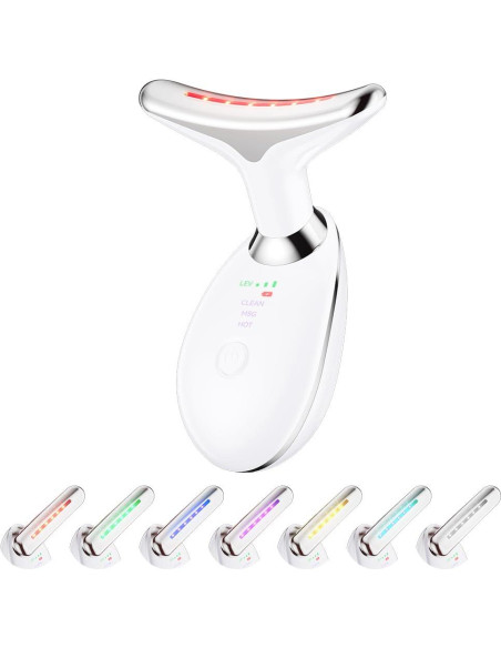 Masajeador Facial Ihelol 7 en 1 con Vibración y Calor Masajeador Facial Ihelol 7 en 1 con Vibración y Calor