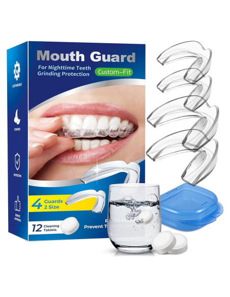 Protector Bucal Neateeth para Rechinar Dientes Nocturno con 12 Tabletas Protector Bucal Neateeth para Rechinar Dientes Nocturno con 12 Tabletas