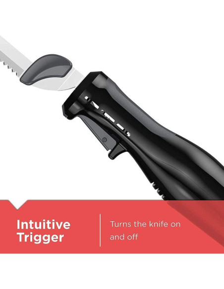 Cuchillo Eléctrico BLACK+DECKER EK500B 17.78 cm Acero Inoxidable Cuchillo Eléctrico BLACK+DECKER EK500B 17.78 cm Acero Inoxidable
