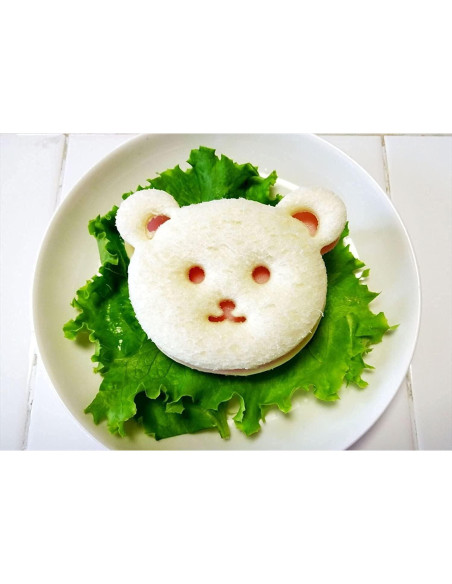 Cortador de Sándwich Oso Increíble Japón 7,62 cm Libre BPA Cortador de Sándwich Oso Increíble Japón 7,62 cm Libre BPA