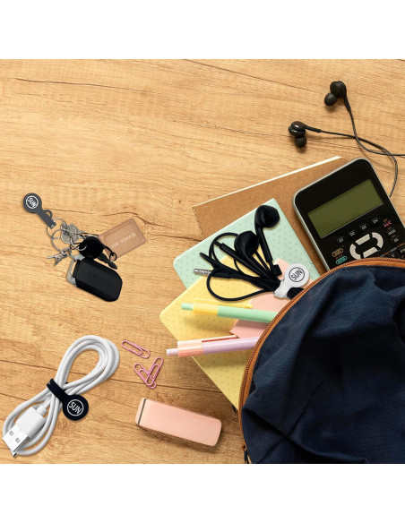 Organizadores de Cables Magnéticos SUNFICON 10 Piezas Gris Organizadores de Cables Magnéticos SUNFICON 10 Piezas Gris