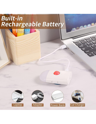 Luz Nocturna LED Rengmot con Sensor de Movimiento 500mAh