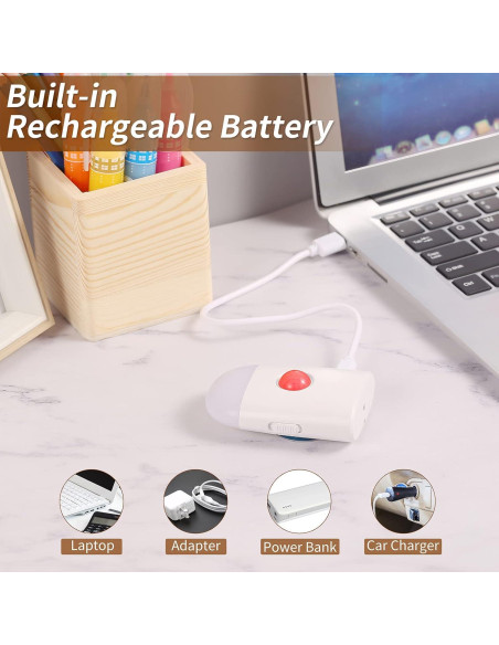 Luz Nocturna LED Rengmot con Sensor de Movimiento 500mAh Luz Nocturna LED Rengmot con Sensor de Movimiento 500mAh