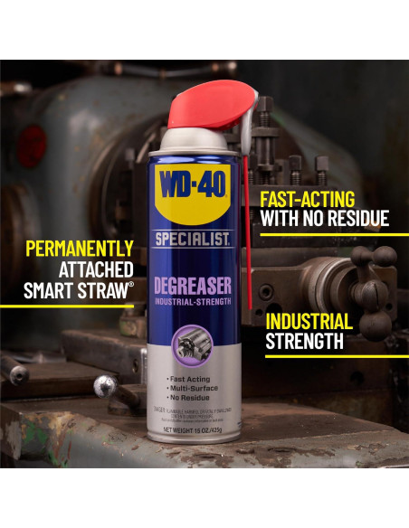 Desengrasante WD-40 Specialist 425 ml con Pajita Inteligente Desengrasante WD-40 Specialist 425 ml con Pajita Inteligente