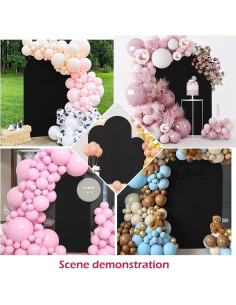 Cubierta de Arco de Boda Vazak 1.22m Spandex Negro 2